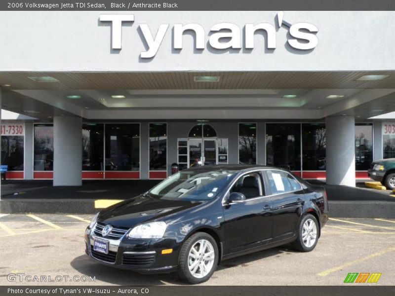 Black / Anthracite Black 2006 Volkswagen Jetta TDI Sedan
