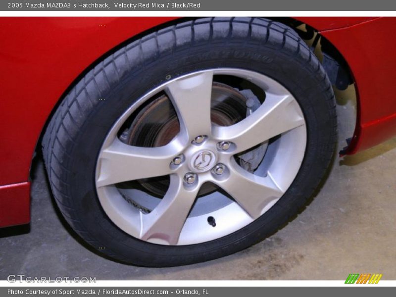 Velocity Red Mica / Black/Red 2005 Mazda MAZDA3 s Hatchback
