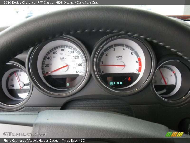 HEMI Orange / Dark Slate Gray 2010 Dodge Challenger R/T Classic
