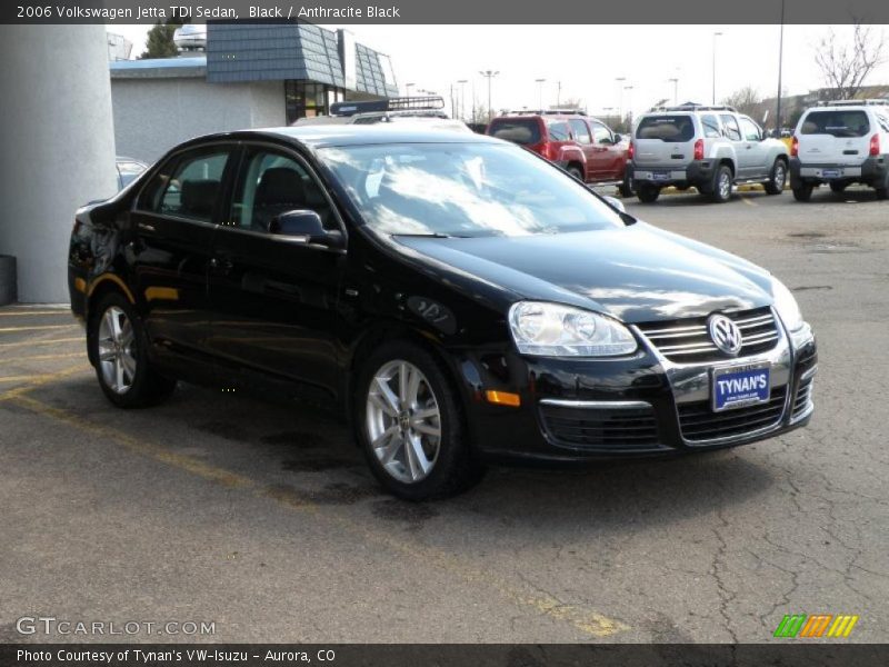 Black / Anthracite Black 2006 Volkswagen Jetta TDI Sedan