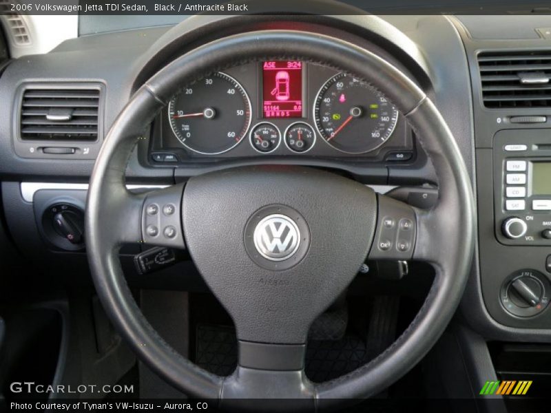 Black / Anthracite Black 2006 Volkswagen Jetta TDI Sedan