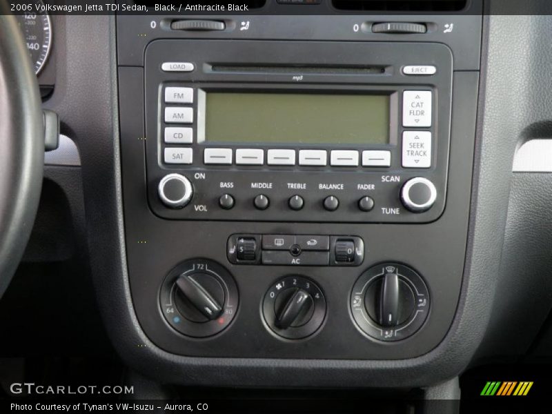 Black / Anthracite Black 2006 Volkswagen Jetta TDI Sedan