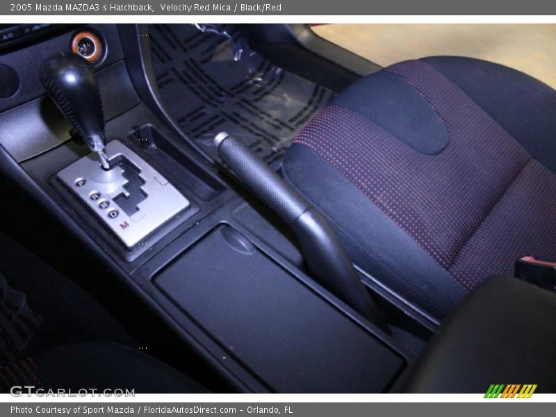 Velocity Red Mica / Black/Red 2005 Mazda MAZDA3 s Hatchback