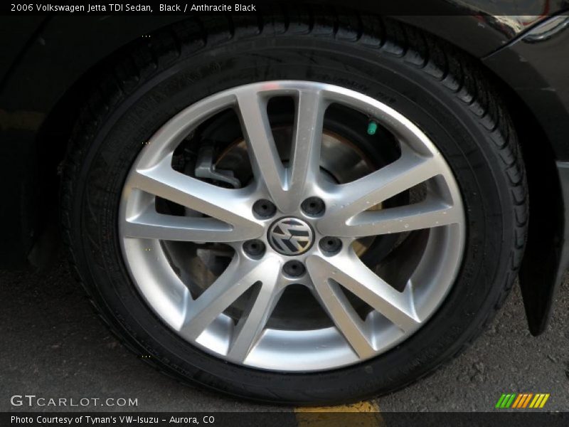 Black / Anthracite Black 2006 Volkswagen Jetta TDI Sedan