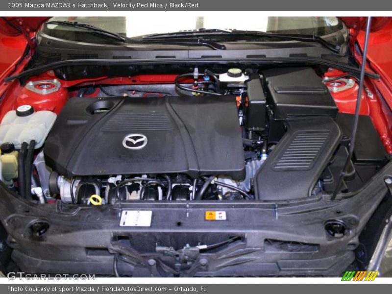 Velocity Red Mica / Black/Red 2005 Mazda MAZDA3 s Hatchback