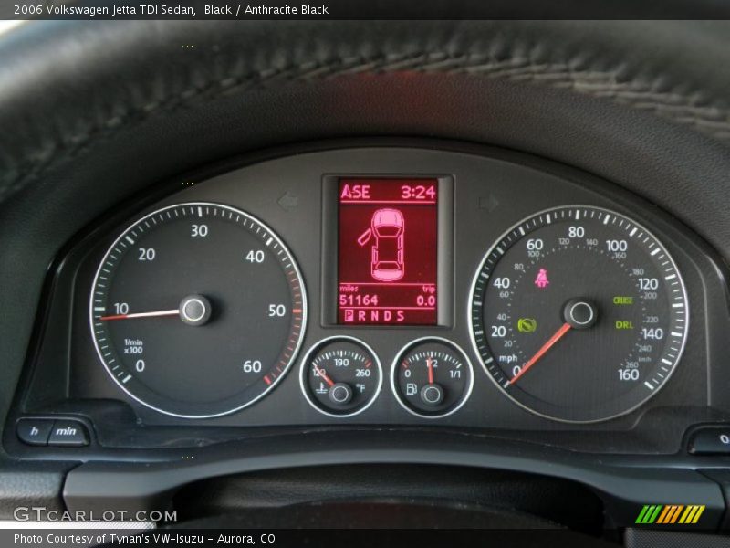 Black / Anthracite Black 2006 Volkswagen Jetta TDI Sedan