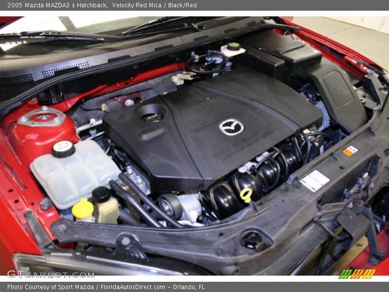 Velocity Red Mica / Black/Red 2005 Mazda MAZDA3 s Hatchback