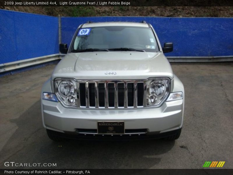 Light Graystone Pearl / Light Pebble Beige 2009 Jeep Liberty Limited 4x4