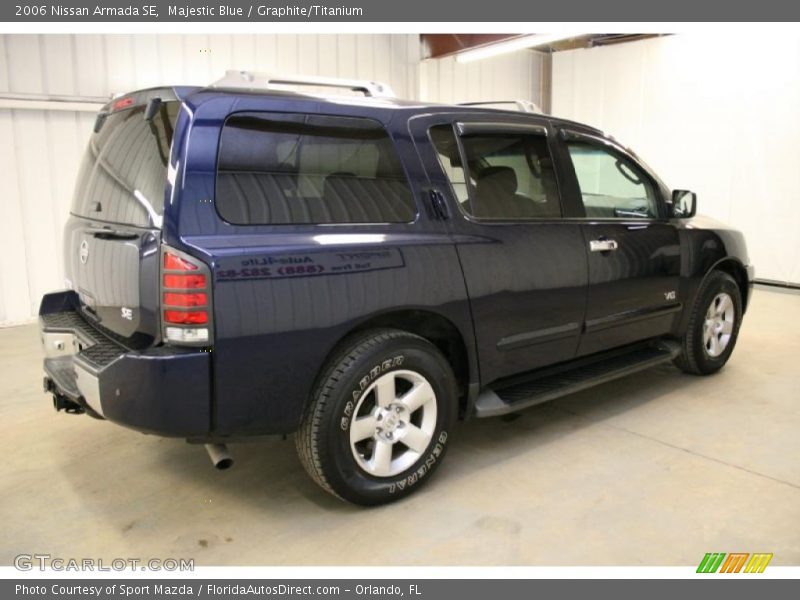 Majestic Blue / Graphite/Titanium 2006 Nissan Armada SE