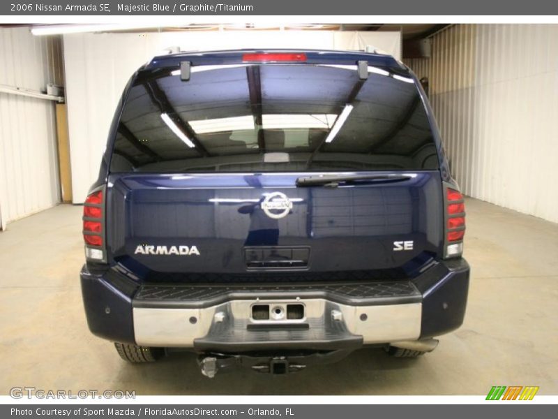 Majestic Blue / Graphite/Titanium 2006 Nissan Armada SE