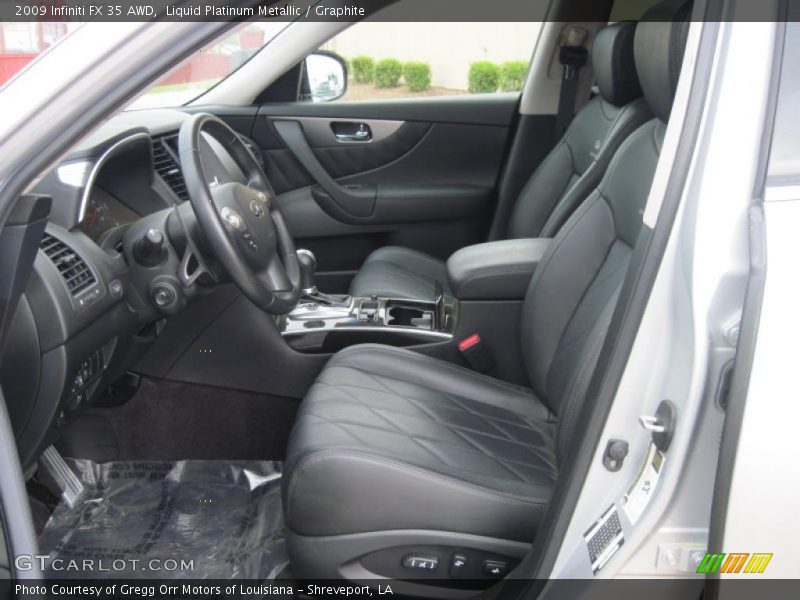 Liquid Platinum Metallic / Graphite 2009 Infiniti FX 35 AWD
