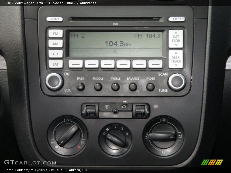 Black / Anthracite 2007 Volkswagen Jetta 2.0T Sedan