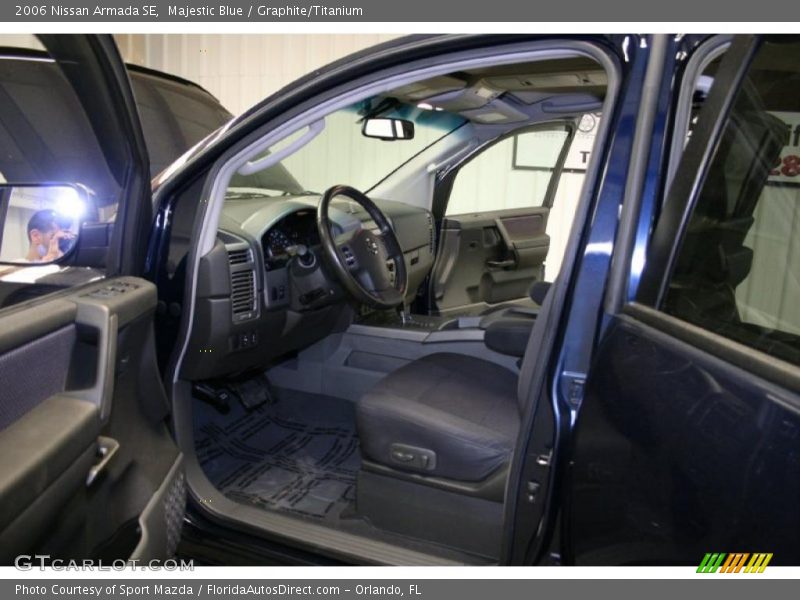Majestic Blue / Graphite/Titanium 2006 Nissan Armada SE