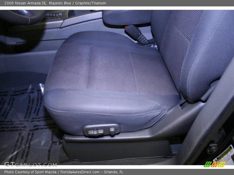 Majestic Blue / Graphite/Titanium 2006 Nissan Armada SE