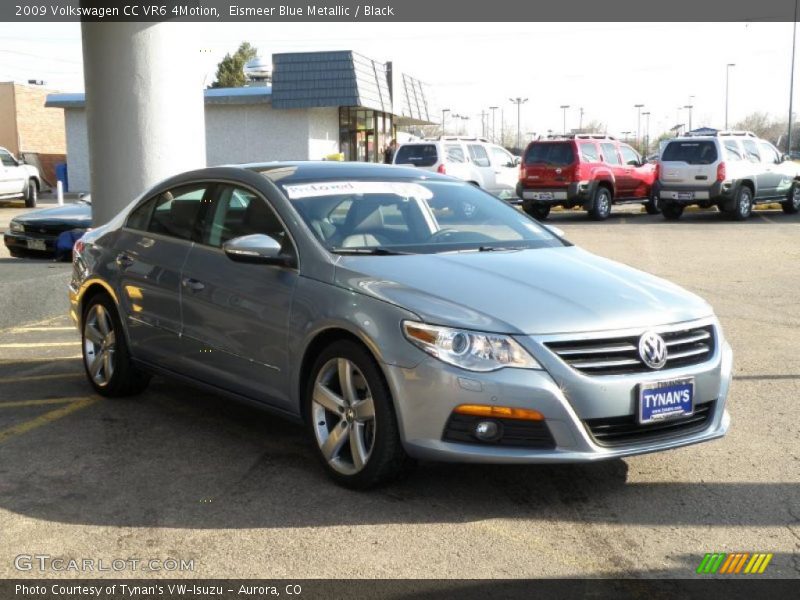 Eismeer Blue Metallic / Black 2009 Volkswagen CC VR6 4Motion