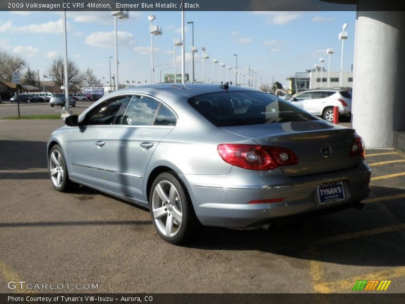 Eismeer Blue Metallic / Black 2009 Volkswagen CC VR6 4Motion