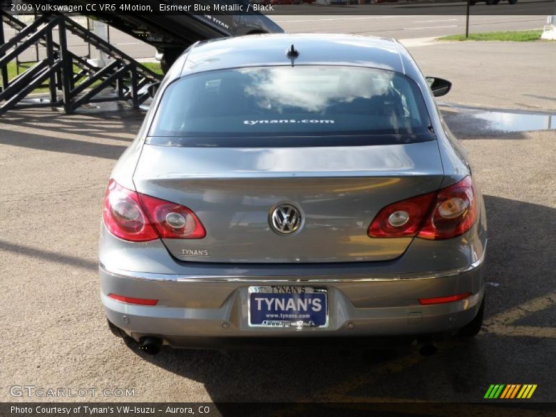 Eismeer Blue Metallic / Black 2009 Volkswagen CC VR6 4Motion