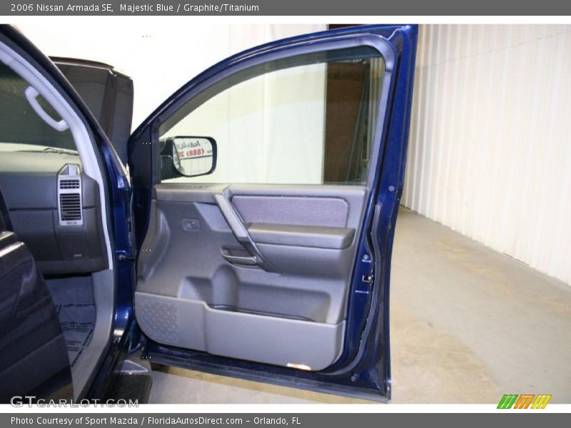 Majestic Blue / Graphite/Titanium 2006 Nissan Armada SE
