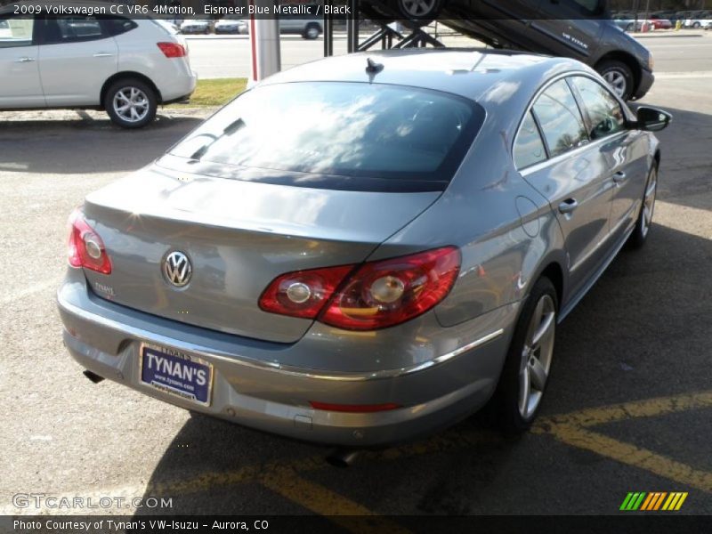 Eismeer Blue Metallic / Black 2009 Volkswagen CC VR6 4Motion