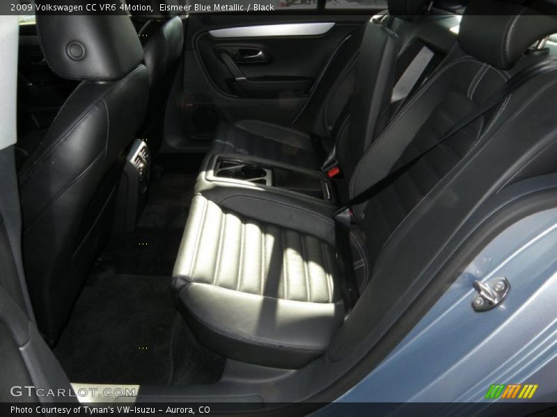 Eismeer Blue Metallic / Black 2009 Volkswagen CC VR6 4Motion