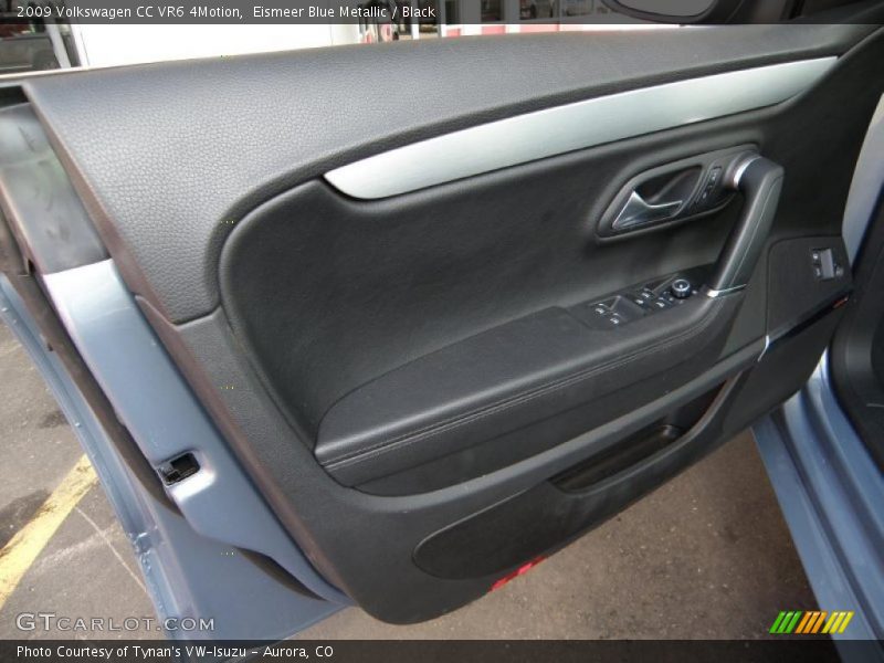 Eismeer Blue Metallic / Black 2009 Volkswagen CC VR6 4Motion