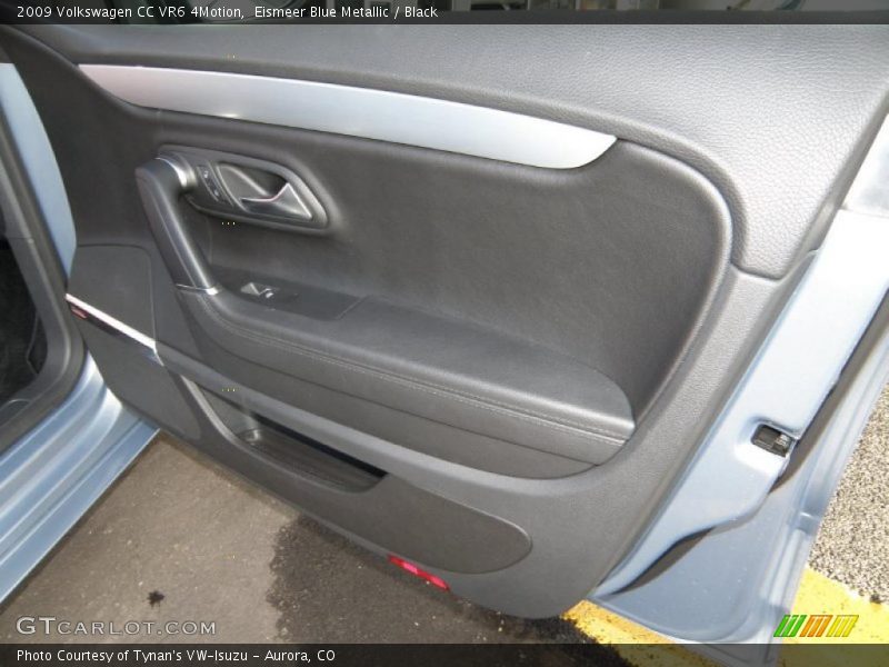Eismeer Blue Metallic / Black 2009 Volkswagen CC VR6 4Motion