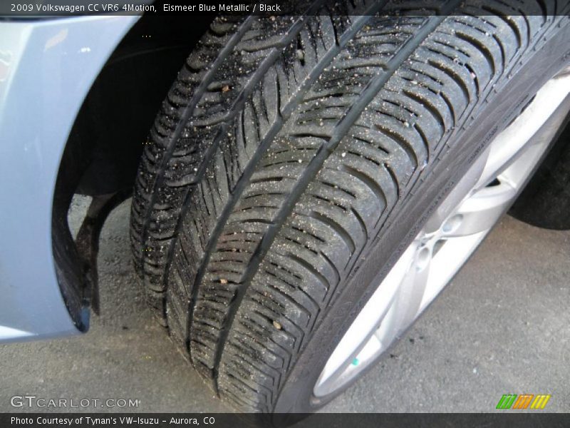 Eismeer Blue Metallic / Black 2009 Volkswagen CC VR6 4Motion