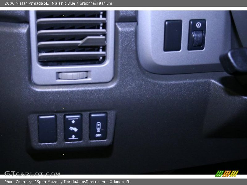 Majestic Blue / Graphite/Titanium 2006 Nissan Armada SE
