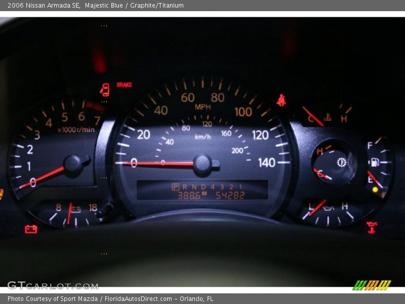 Majestic Blue / Graphite/Titanium 2006 Nissan Armada SE