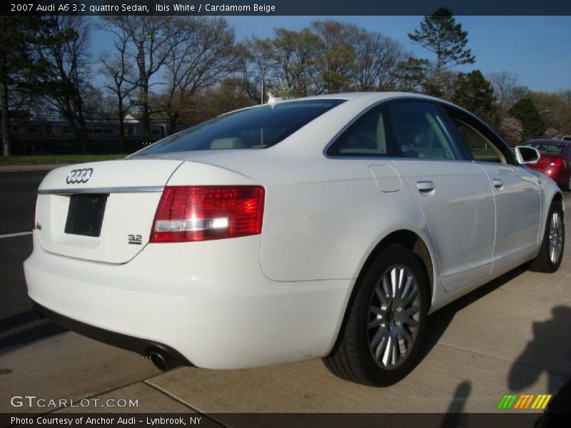 Ibis White / Cardamom Beige 2007 Audi A6 3.2 quattro Sedan