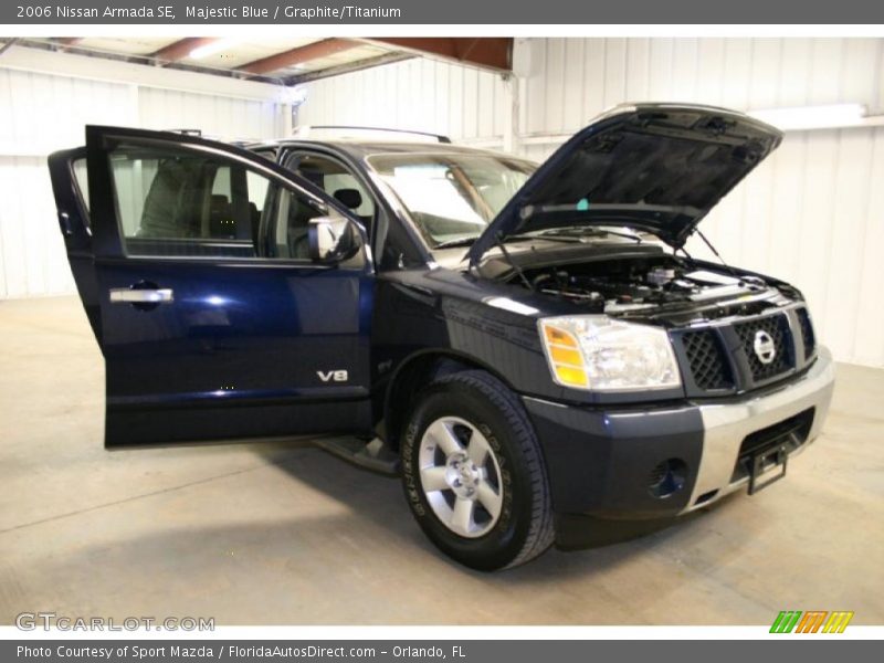 Majestic Blue / Graphite/Titanium 2006 Nissan Armada SE