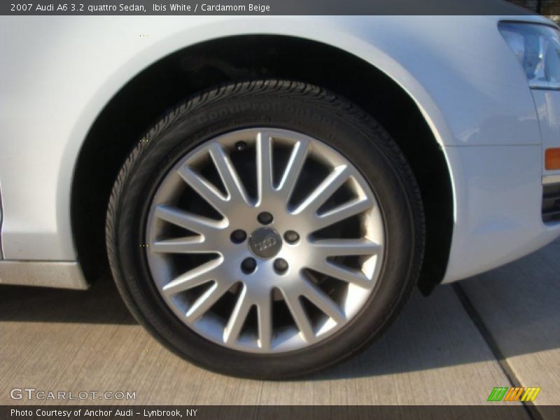 Ibis White / Cardamom Beige 2007 Audi A6 3.2 quattro Sedan