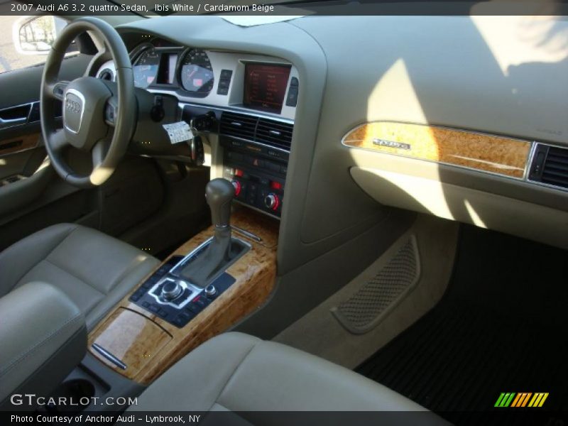 Ibis White / Cardamom Beige 2007 Audi A6 3.2 quattro Sedan