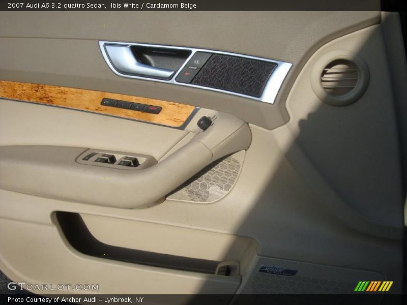 Ibis White / Cardamom Beige 2007 Audi A6 3.2 quattro Sedan