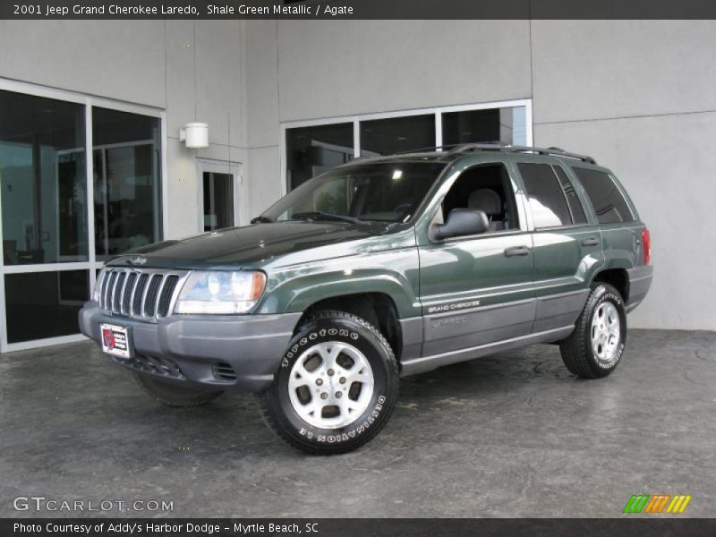 Shale Green Metallic / Agate 2001 Jeep Grand Cherokee Laredo