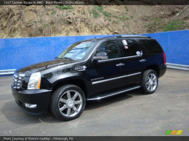 Black Raven / Ebony/Ebony 2007 Cadillac Escalade AWD