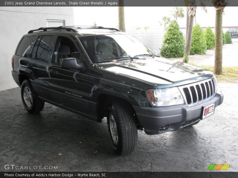 Shale Green Metallic / Agate 2001 Jeep Grand Cherokee Laredo
