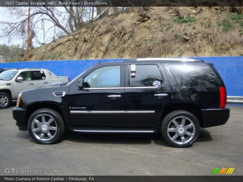 Black Raven / Ebony/Ebony 2007 Cadillac Escalade AWD