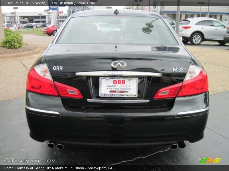 Black Obsidian / Stone Gray 2009 Infiniti M 35 Sedan