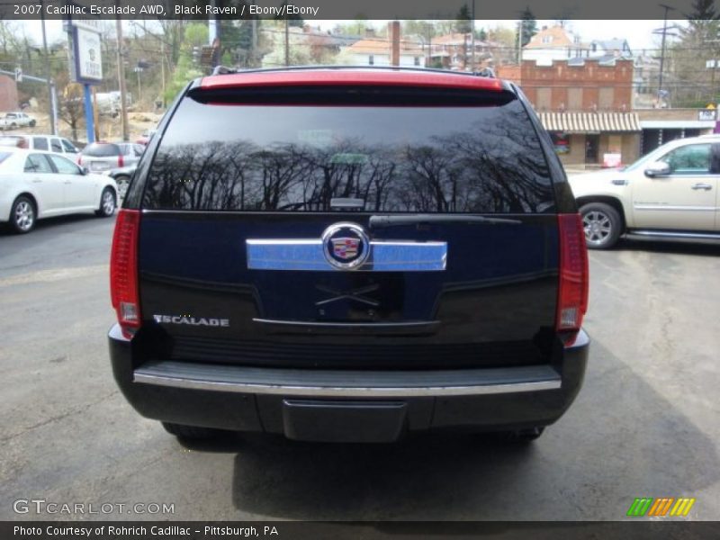 Black Raven / Ebony/Ebony 2007 Cadillac Escalade AWD