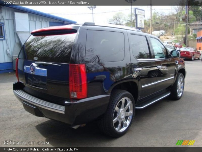 Black Raven / Ebony/Ebony 2007 Cadillac Escalade AWD