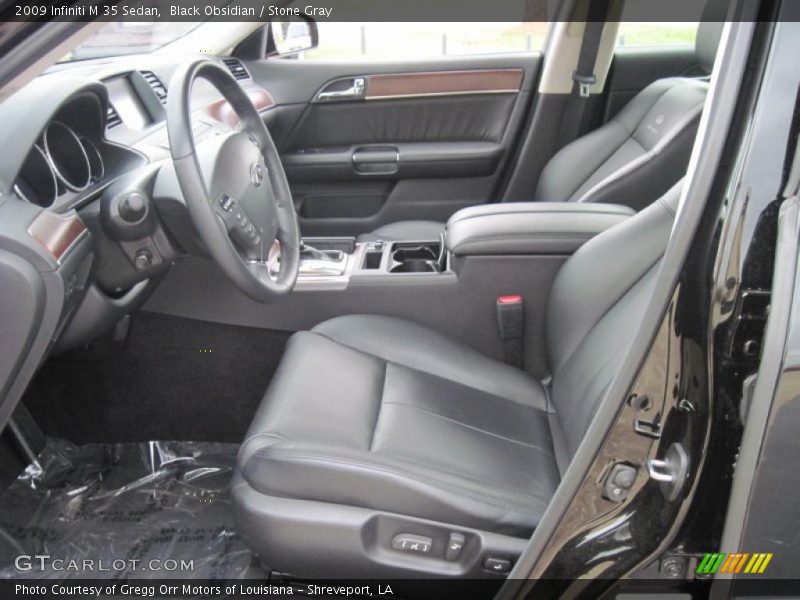Black Obsidian / Stone Gray 2009 Infiniti M 35 Sedan