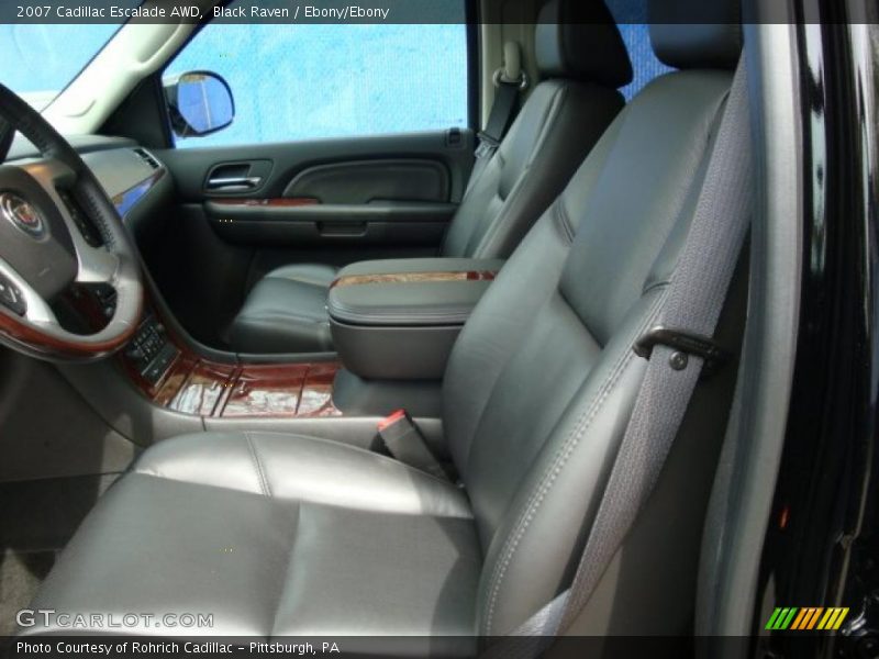 Black Raven / Ebony/Ebony 2007 Cadillac Escalade AWD