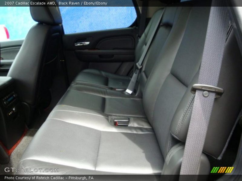 Black Raven / Ebony/Ebony 2007 Cadillac Escalade AWD