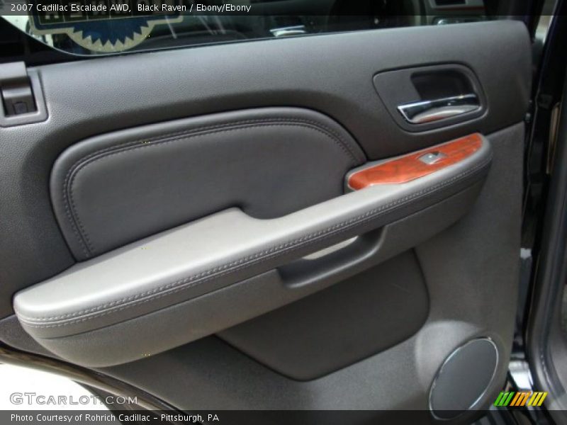 Black Raven / Ebony/Ebony 2007 Cadillac Escalade AWD