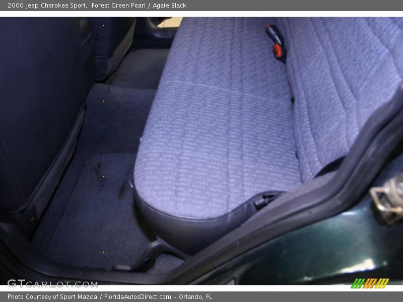 Forest Green Pearl / Agate Black 2000 Jeep Cherokee Sport