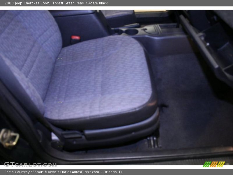 Forest Green Pearl / Agate Black 2000 Jeep Cherokee Sport