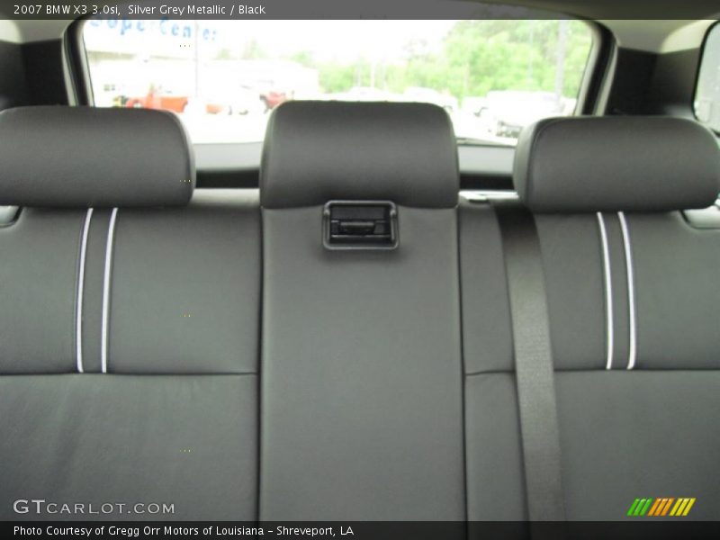 Silver Grey Metallic / Black 2007 BMW X3 3.0si