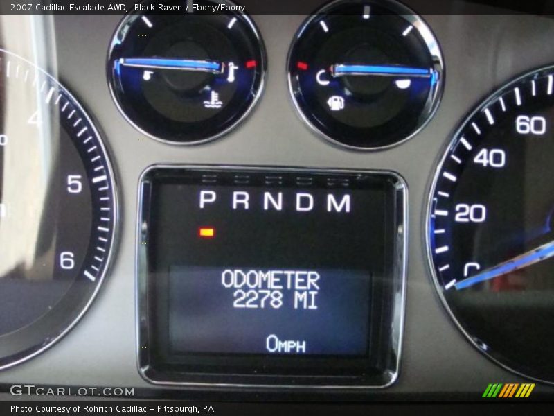Black Raven / Ebony/Ebony 2007 Cadillac Escalade AWD