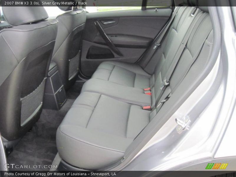 Silver Grey Metallic / Black 2007 BMW X3 3.0si